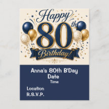 80e anniversaire, Sauvegarder la date