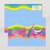 Carte Postale 80's (Devant / Derrière)