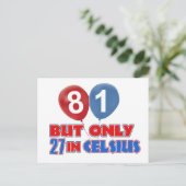 Carte Postale 81e anniversaire (Debout devant)