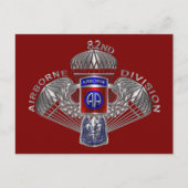 Carte Postale 82e division aéroportée (Devant)