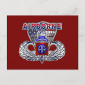 Carte Postale 82e division aéroportée (Devant)