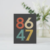 Carte Postale 86 47 Trump Cool rétro anti-Trump (Debout devant)