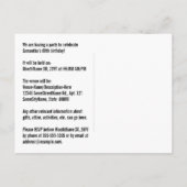 Carte Postale 88e anniversaire - Fun Fireworks, Rainbow Look "88 (Dos)