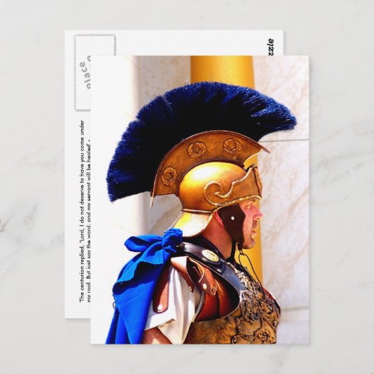 Carte Postale 8:8 Roman Centurion Art Post (Devant / Derrière)