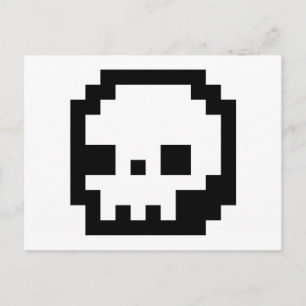 Carte postale 8 bits Pixel Art