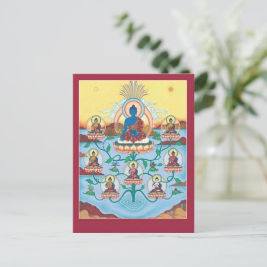 CARTE POSTALE 8 Bouddhas de médecine (Debout devant)