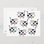 Carte Postale 8 Femme de vache (Devant / Derrière)