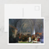 Carte Postale #8 Maître Jan Hus Prêcher à la chapelle de Bethlée (Devant / Derrière)