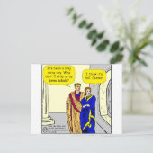 Carte Postale 902 César : dessin animé "Je ferai une salade" (Debout devant)