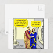 Carte Postale 902 César : dessin animé "Je ferai une salade" (Devant / Derrière)