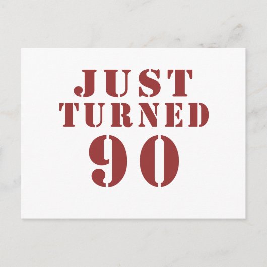 Carte Postale 90 Anniversaire À Venir (Devant)