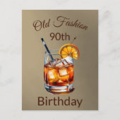 Carte Postale 90e Quatre-vingt-dixième Anniversaire Masculin de  (Devant)