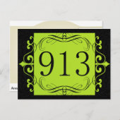 Carte Postale 913 Indicatif régional (Devant / Derrière)