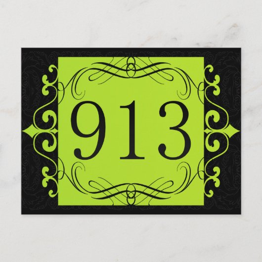 Carte Postale 913 Indicatif régional (Devant)