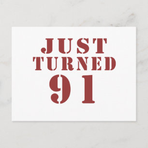 Carte Postale 91 Anniversaire À Venir