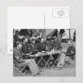 Carte Postale 93e infanterie de New York, 1863 (Devant / Derrière)