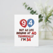 Carte Postale 94ème anniversaire de conception (Debout devant)