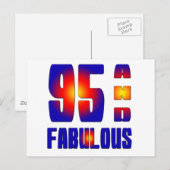 Carte Postale 95 Et Fabuleux (Devant / Derrière)