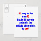 Carte Postale 95 nouveaux 75 (Devant / Derrière)