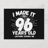 Carte Postale 96 ans drôle mème anniversaire 96e anniversaire (Devant)