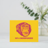 Carte Postale 98% Chimpanzé (Debout devant)