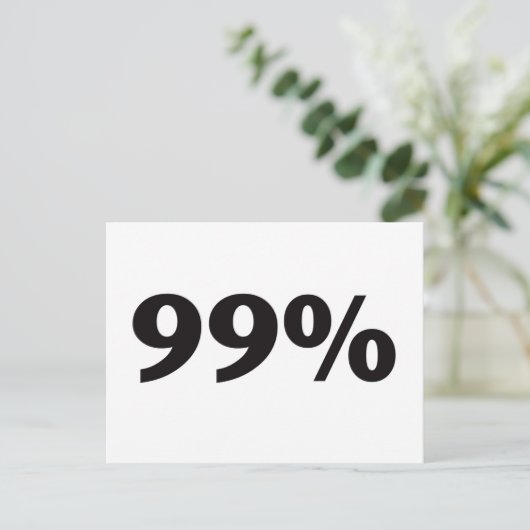 CARTE POSTALE 99 % (Debout devant)