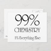 Carte Postale 99% Chimie (Devant / Derrière)