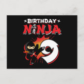 Carte Postale 9 Ans Bande dessinée Style Ninja 9e Anniversaire (Devant)