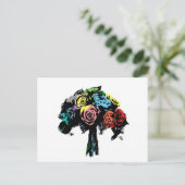 Carte Postale 9,bouquet (Debout devant)