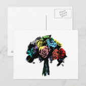 Carte Postale 9,bouquet (Devant / Derrière)