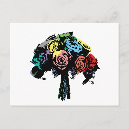 Carte Postale 9,bouquet (Devant)