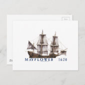 Carte Postale 9 mayflower (Devant / Derrière)
