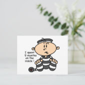 Carte Postale 9 Mois Sur Le Prisonnier De Bébé Intérieur (Debout devant)