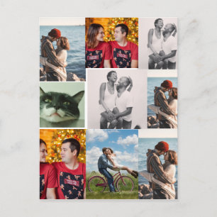 Carte Postale 9 Photo Collage Personnalisé Sur Mesure