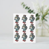 Carte Postale 9 robots (Debout devant)