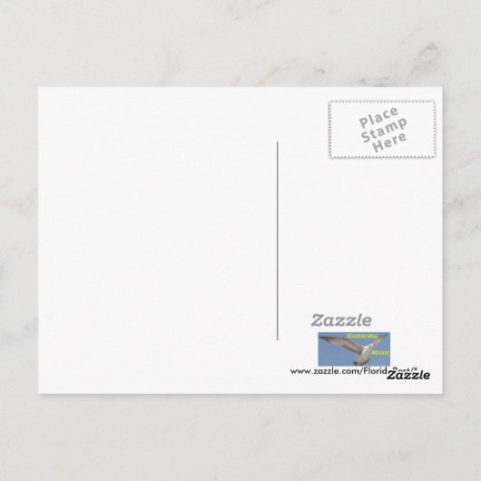 Carte postale A6 Great Heron (Dos)