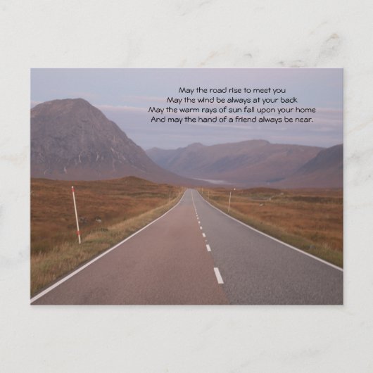 Carte Postale A82 Glen Coe Road (Devant)
