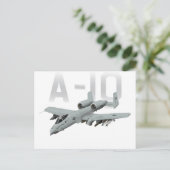Carte Postale A-10 Thunderbolt II (Debout devant)