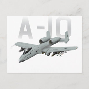 Carte Postale A-10 Thunderbolt II