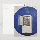 Carte Postale A 1930s era refrigerator ad (Devant / Derrière)