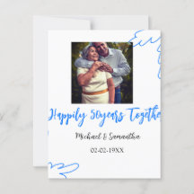 à 50 ans de mariage feuille bleue photo nam