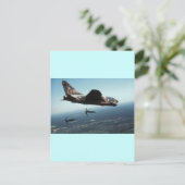 Carte Postale A-7 Abandon des réponses (Debout devant)