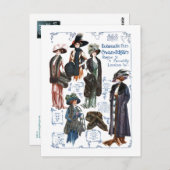 Carte Postale #A à la mode de fourrures de cygne et d'Edgar (Devant / Derrière)