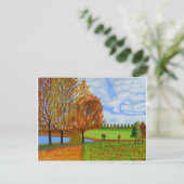 Carte Postale À Autumn Walk (Debout devant)