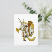 Carte postale à bande unicorne (Debout devant)