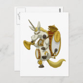 Carte postale à bande unicorne (Devant / Derrière)