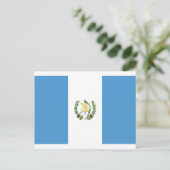 Carte Postale A bas prix ! Drapeau du Guatemala (Debout devant)