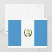 Carte Postale A bas prix ! Drapeau du Guatemala (Devant / Derrière)