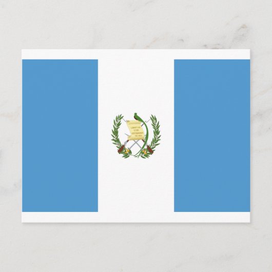 Carte Postale A bas prix ! Drapeau du Guatemala (Devant)