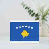 Carte Postale A bas prix ! Drapeau du Kosovo (Debout devant)